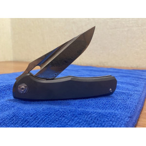 FIGHTER колекційний ексклюзивний складний ніж ручної роботи майстра студії СЕРГІЯ ЖУРБИ, купити замовити в Україні (Damasteel). Photo 3